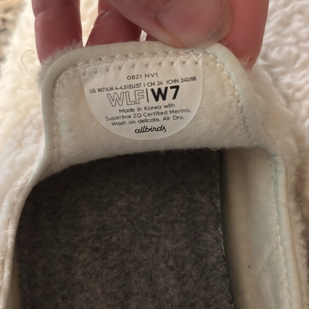 Allbirds Cream Cozy Slippers - Picture 4 of 5